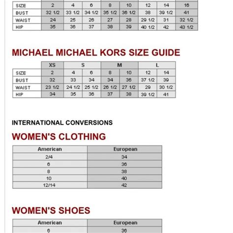 michael kors shoes size 7|michael kors size chart for women.